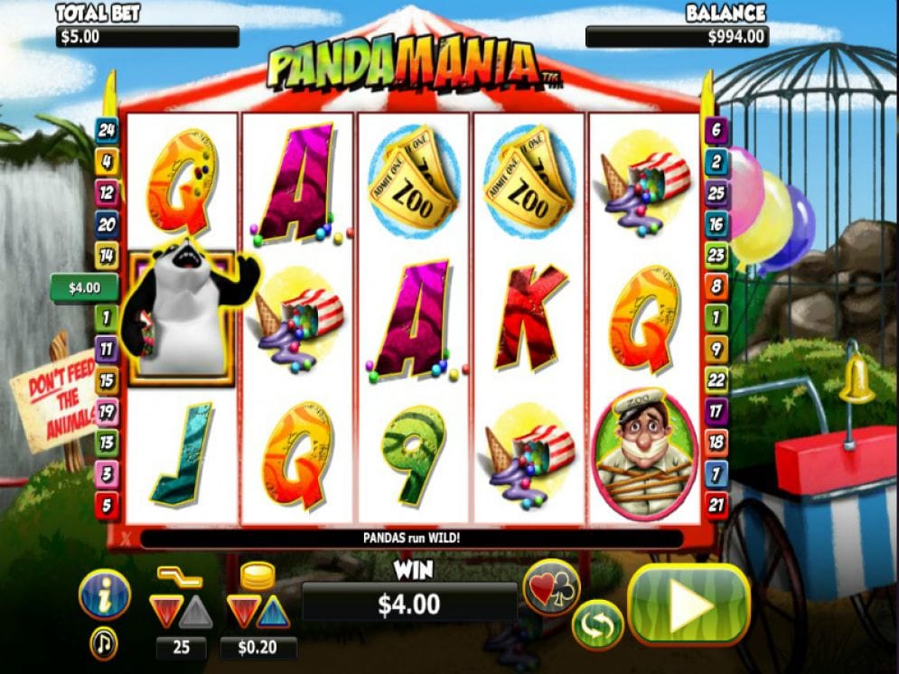pandamania game slots online play