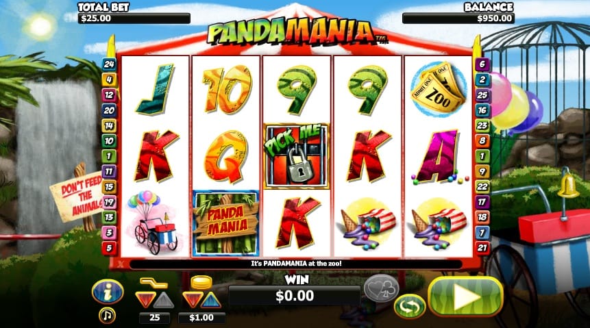 pandamania slots game online play