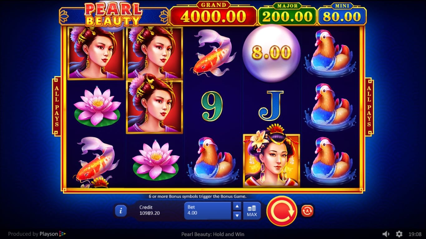 Pearl Beauty Hold and Win Slots Online