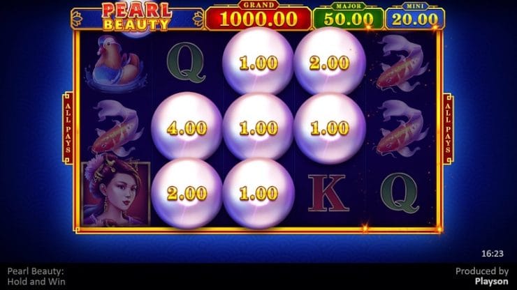 Pearl Beauty Hold and Win Slots UK