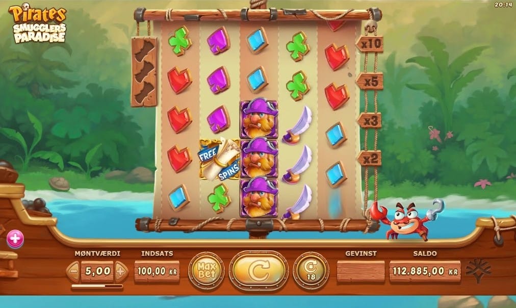 Pirates Smugglers Paradise Slot Gameplay