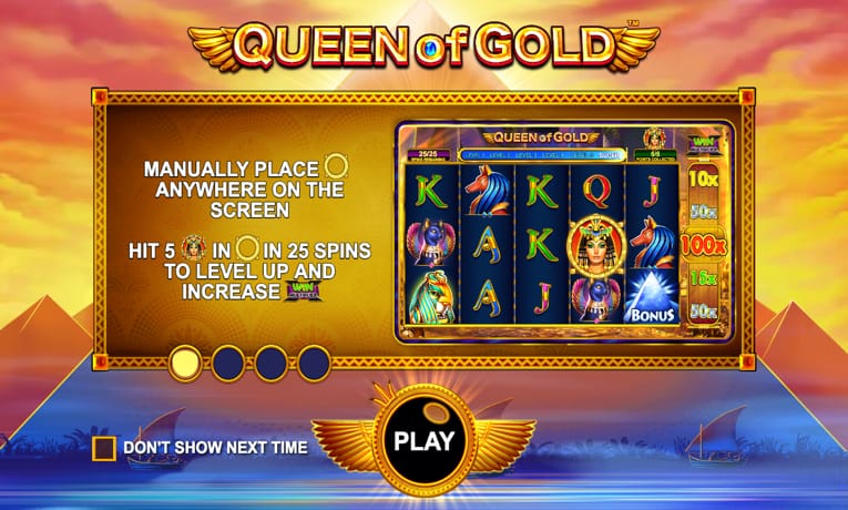 queen of gold play online