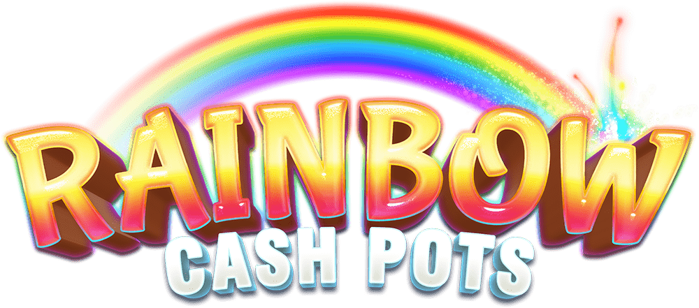 Rainbow Cash Pots Slot Logo Mega Reel