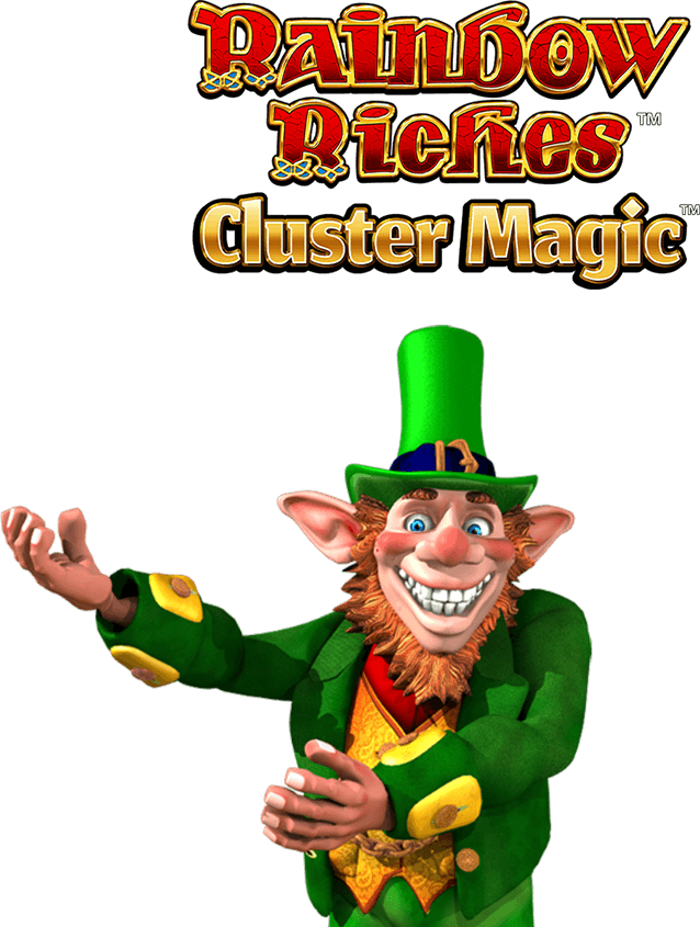 Rainbow Riches Cluster Magic Slot Logo Mega Reel