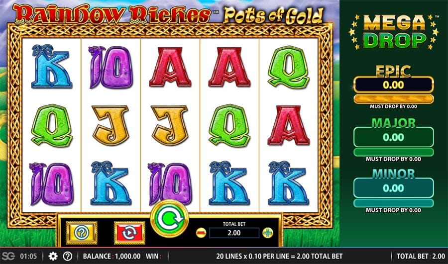 Rainbow Riches Pots of Gold Slots Online