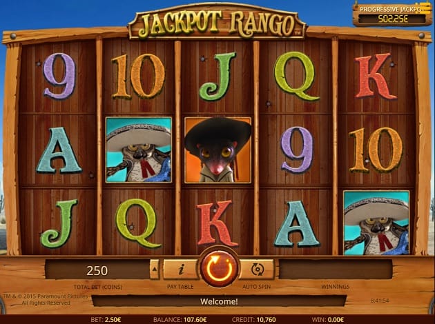 Jackpot Rango Casino Slot