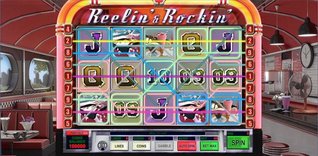 Reelin & Rockin Slot Gameplay