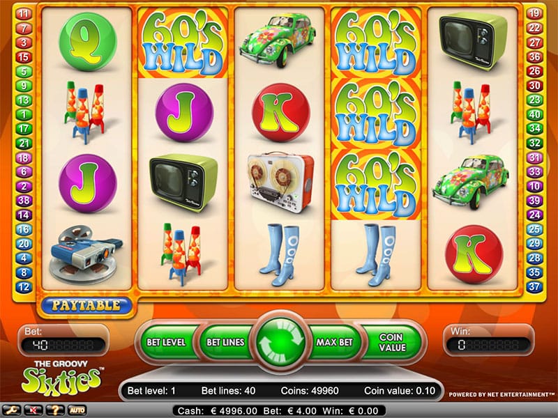 Retro Groovy 60s Slots Online