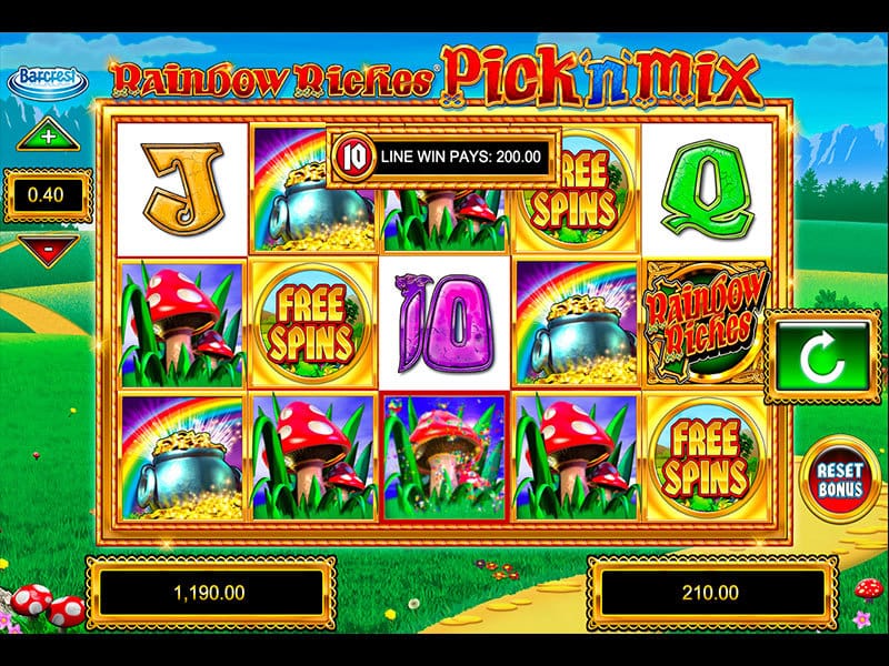 rainbow riches pick n mix slots