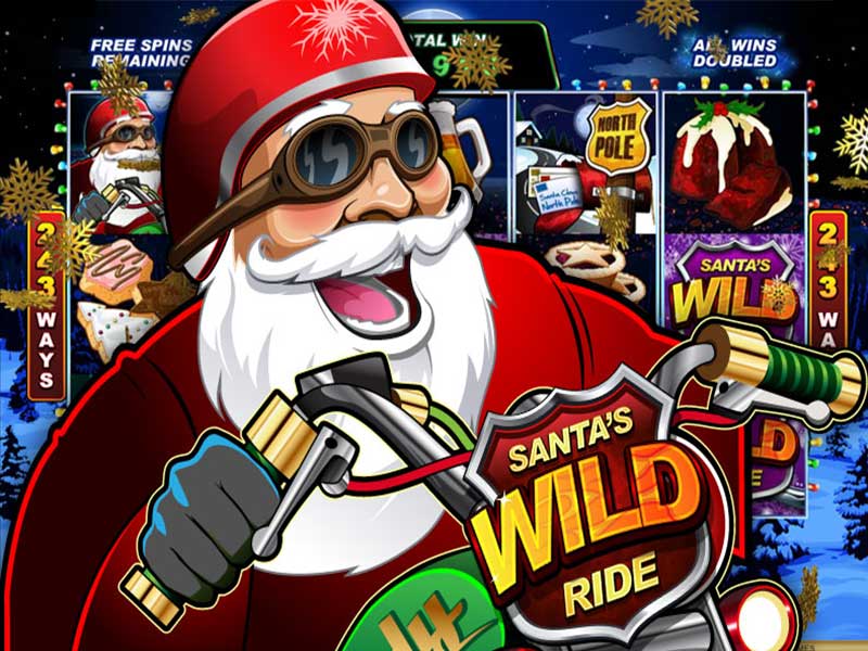 santas wild ride slot game online