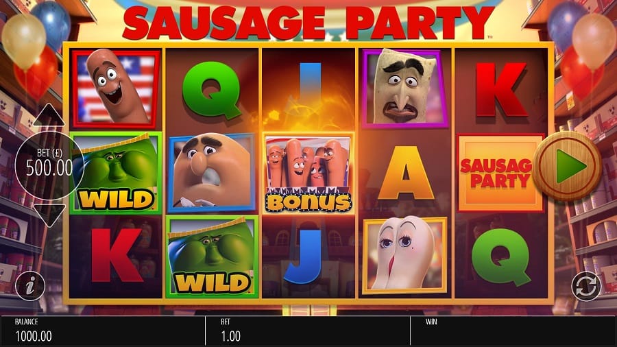 Sausage Party Slots UK