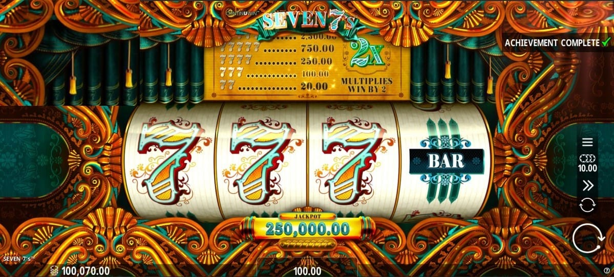 Seven 7s Slots Mega Reel