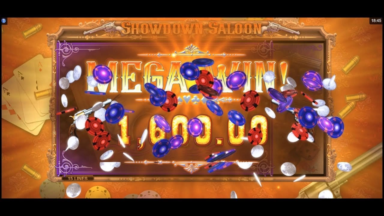 Showdown Saloon Mega Win