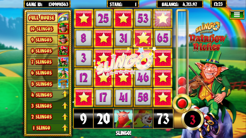 Slingo Rainbow Riches Slots UK