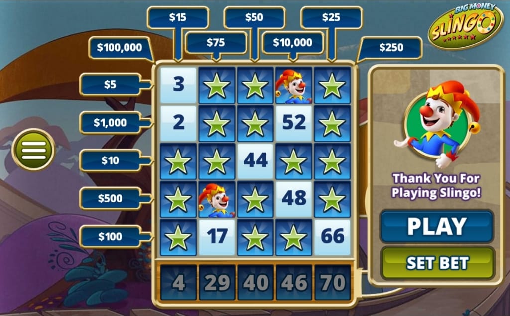 Slingo Casino Casino Game