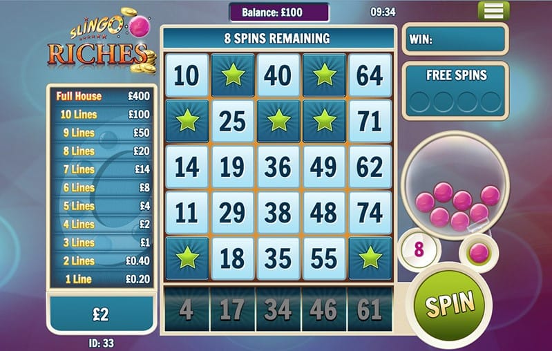 Slingo Riches Slots Online