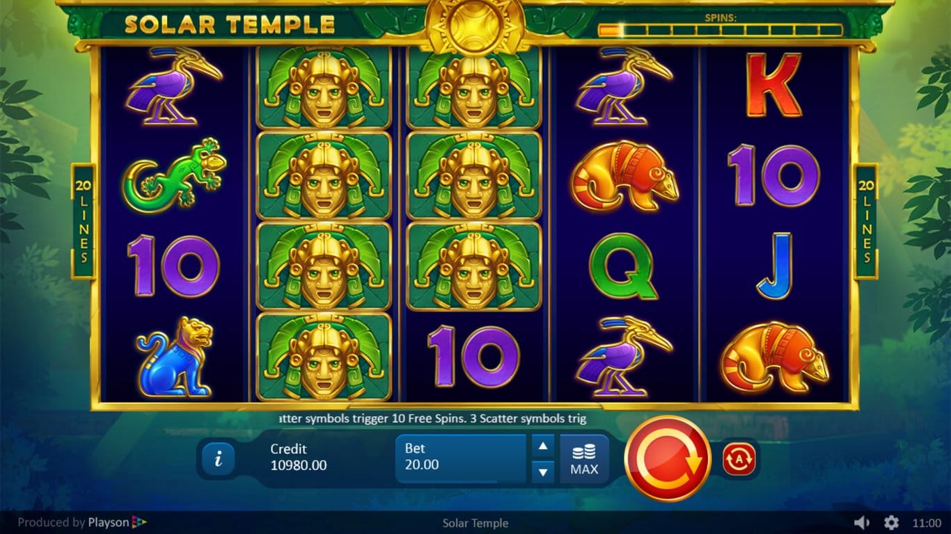 Solar Temple Slots Online