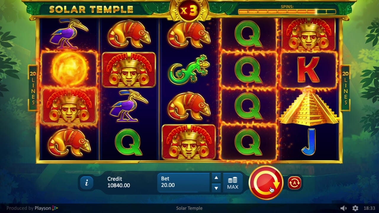 Solar Temple Slot Game