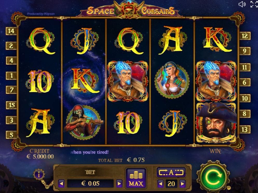 Space Corsairs Slots Uk