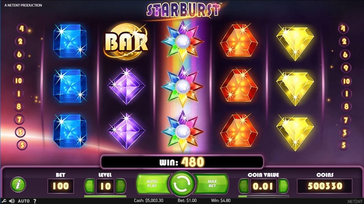 Starburst Game Play