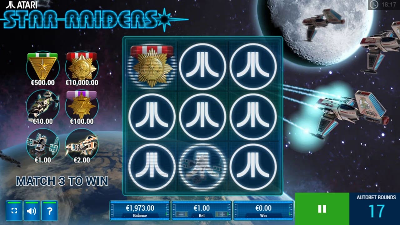 Star Raiders Slots Bonus