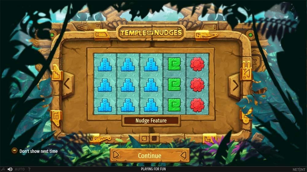 Temple of Nudges Slots Gameplay