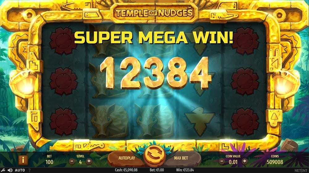 Temple of Nudges Slot Big Win