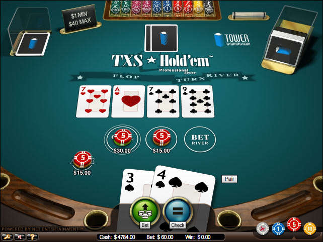 Txs Holdem Pro Game Play