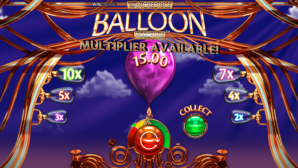 The Incredible Balloon Machine Slot Game Bonuses