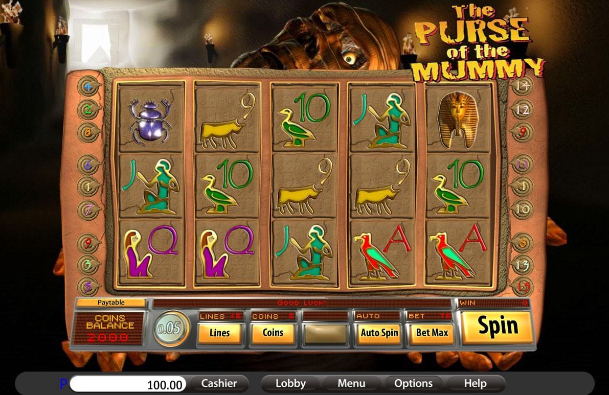 The Purse of the Mummy Slot Gameplay