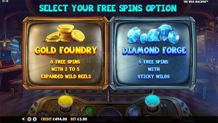 The Wild Machine Slots Bonuses