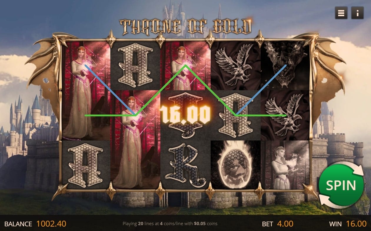 Throne of Gold Slot Gameplay