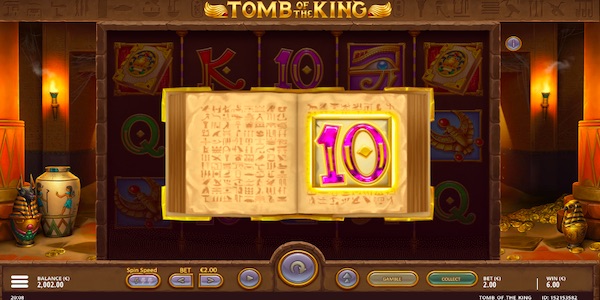 Tomb of the King Slot Paytable