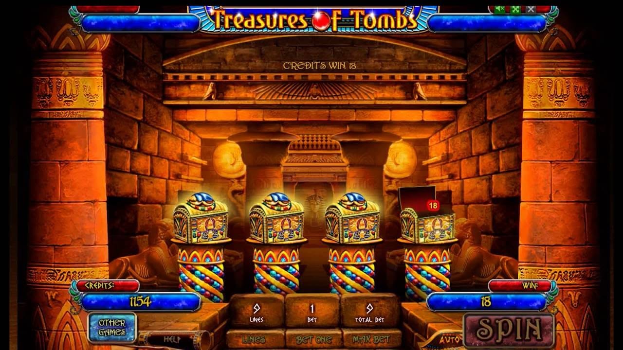 Treasures Of Tombs Casino Game