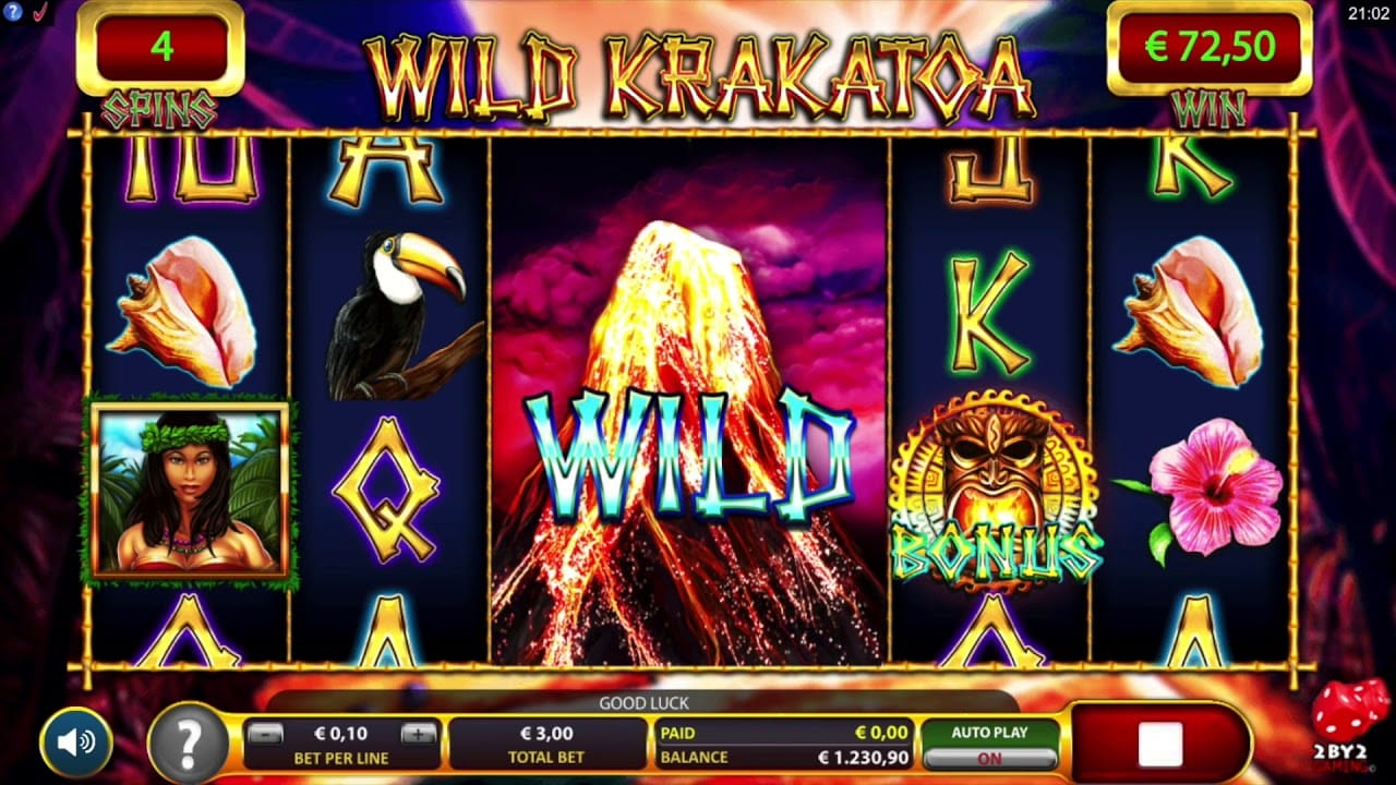 Wild Krakatoa Slot Online