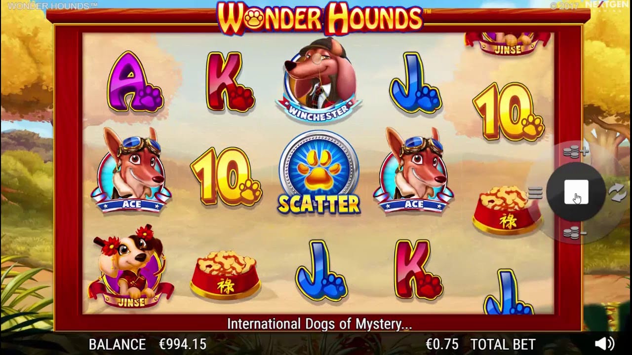 Wonder Hounds Slots Game